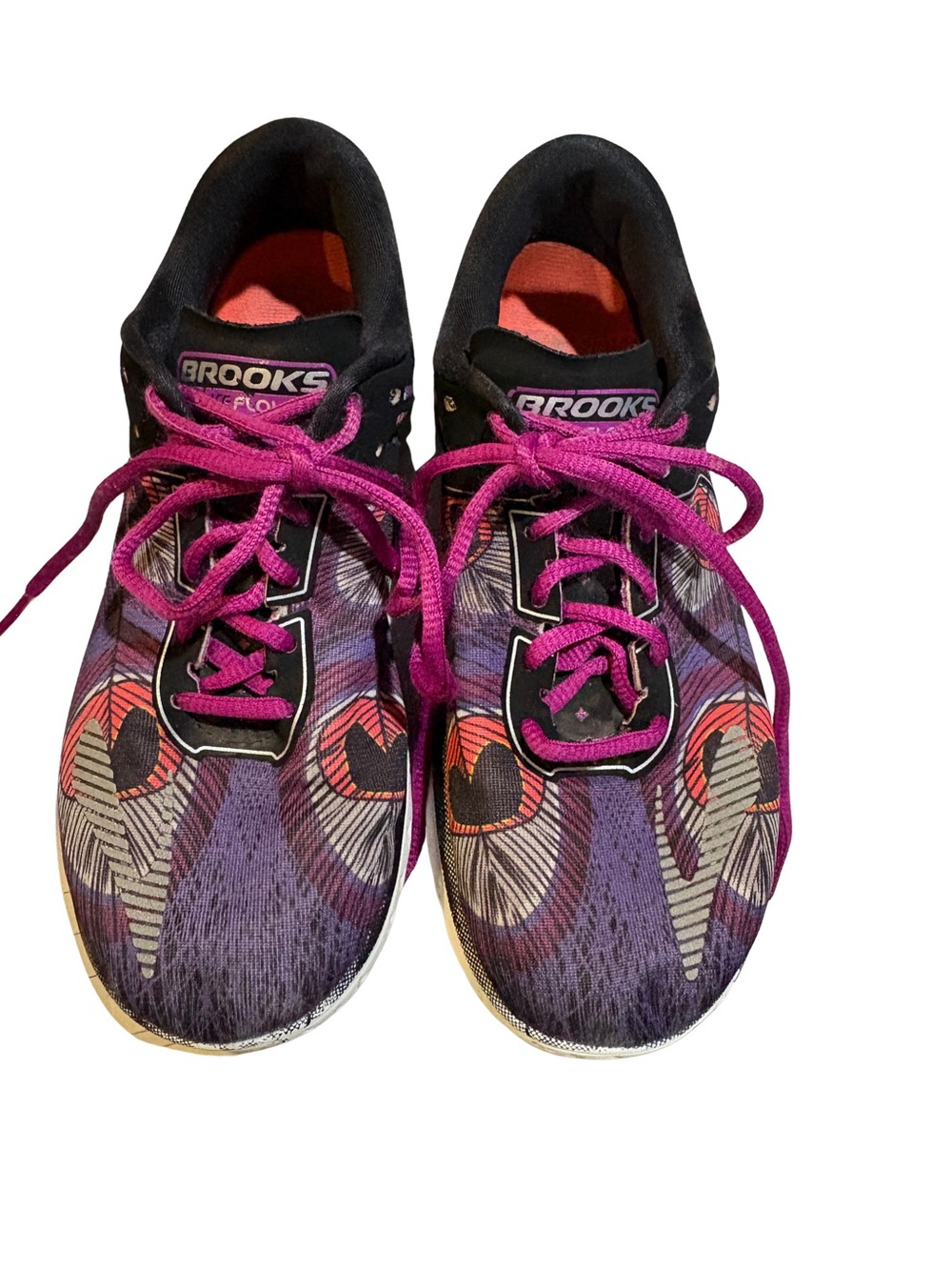 Brooks 5 Women’s Running Shoes Size 5  B Purple Multicolor Athletic